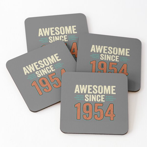 Item preview, Awesome Since 1954 Birthday Vintage Year Born In 1954  designed and sold by SofiBlair.