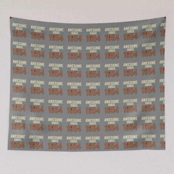 Item preview, Awesome Since 1954 Birthday Vintage Year Born In 1954  designed and sold by SofiBlair.