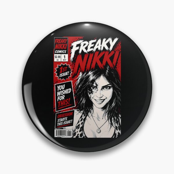 Artikelvorschau, Obsession Freaky Nikki inspirierter Comic-Cover-Druck Klassisch entworfen und verkauft von UlkesaShop.