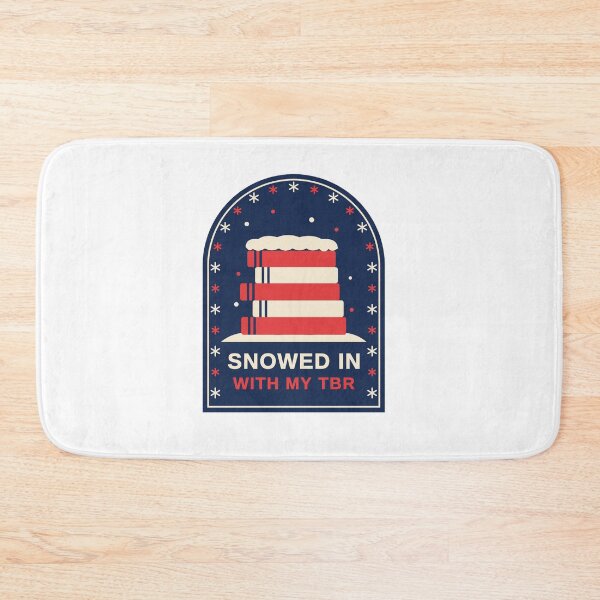 Item preview, Snowed In With My TBR Bookish Winter Reading Book Lover Badge designed and sold by Mega-Shopping.