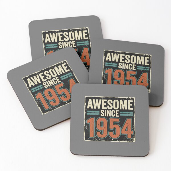 Item preview, Awesome Since 1954 Birthday Born Seventy Year Old designed and sold by SofiBlair.