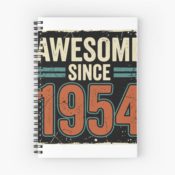 Item preview, Awesome Since 1954 Birthday Born Seventy Year Old designed and sold by SofiBlair.