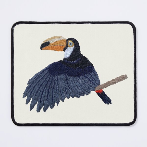 Item preview, Midnight Toucan  designed and sold by Alsa.handembroidery.