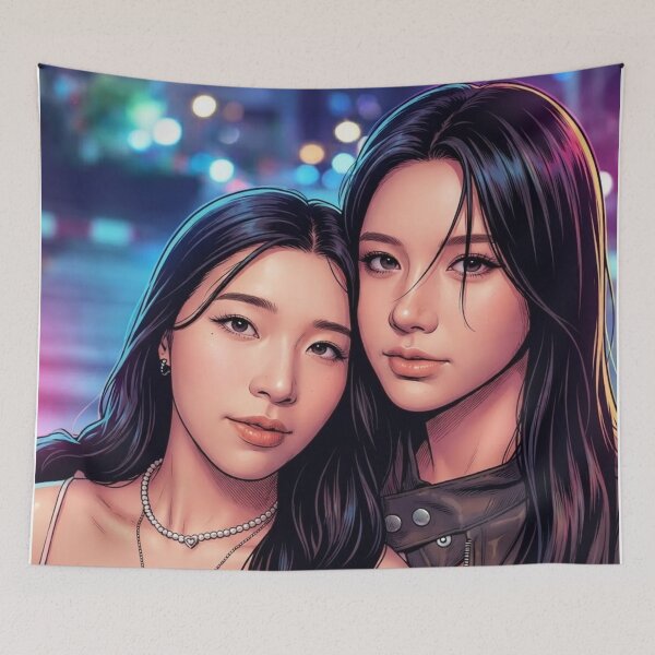 Item preview, MA City Nights Thai GL Series Actress Lgbtq+ Comic Book Art Home Wall Decor Print Poster Pride TV Series Movie Music designed and sold by Mind Space.