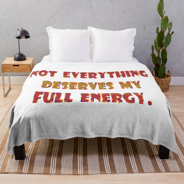 Item preview, Not everything deserves my full energy. designed and sold by Yamy Morrell Art and Design.