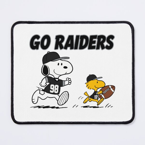 Item preview, Snoopy & Woodstock Las Vegas Raiders Football Retro F653 designed and sold by GLUVY-THEME.