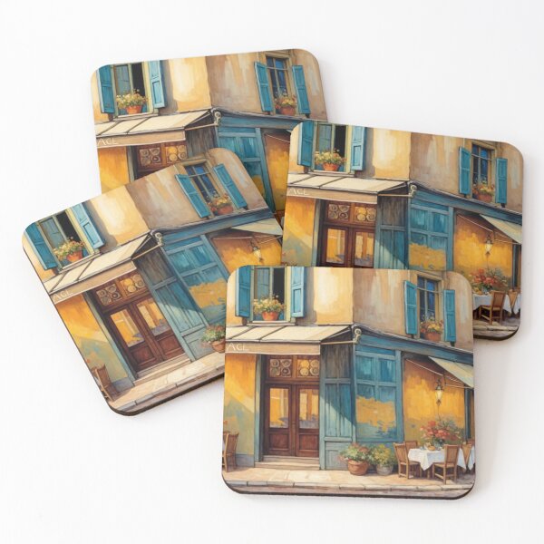 Item preview, City Corner Cafe  designed and sold by Undersea Ai Art.