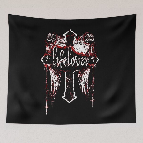 Item preview, White Typography Gothic Rock designed and sold by MosiqueUnique.