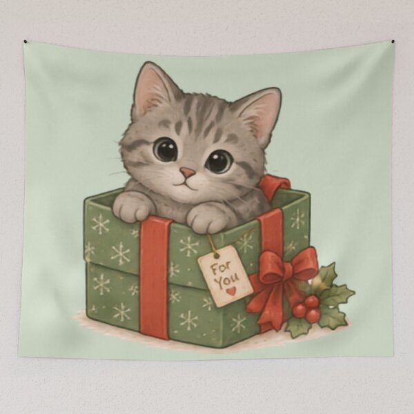 Item preview, Christmas Kitten Surprise designed and sold by MellowMunchkins.