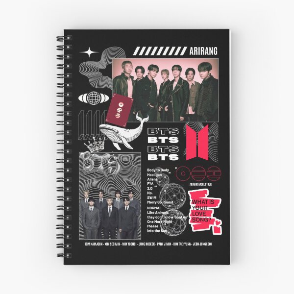 Item preview, BTS Arirang World Tour Poster – Kpop Aesthetic Tracklist Design designed and sold by Palette & Hue.