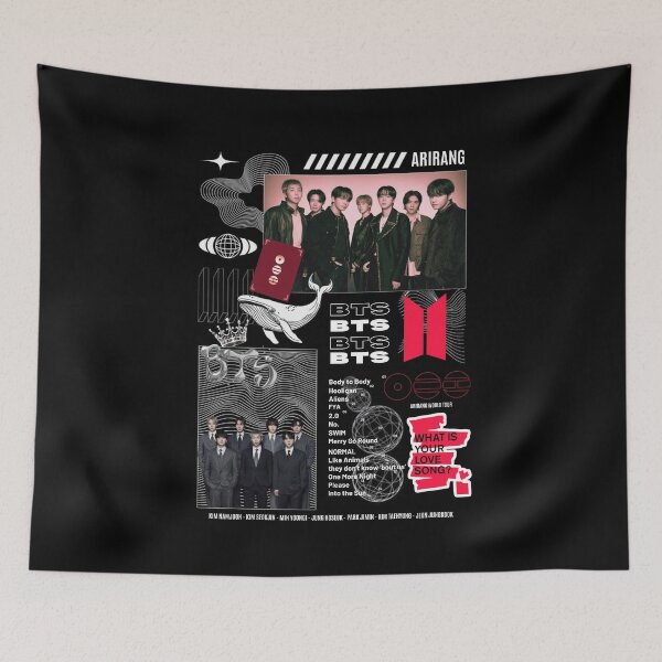 Item preview, BTS Arirang World Tour Poster – Kpop Aesthetic Tracklist Design designed and sold by Palette & Hue.