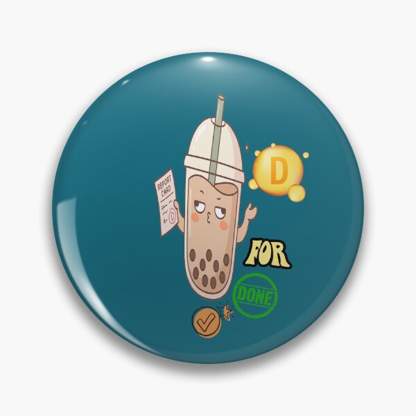 Item preview, Funny Boba Tea Report Card D Grade Student designed and sold by Soft Strength Studio.