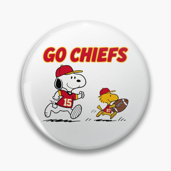 Item preview, Snoopy & Woodstock Kansas City Chiefs Football Retro F654 designed and sold by GLUVY-THEME.
