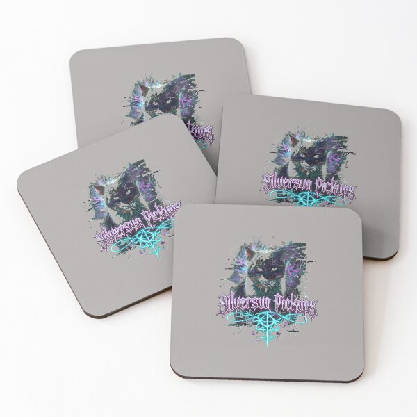 Item preview, Cat Glitch Art Tribute To Silversun Pickups-34 designed and sold by ChristinaMato.