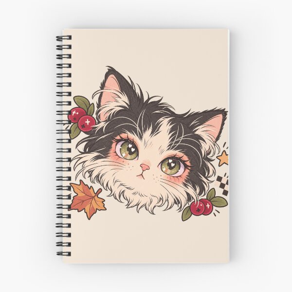 Item preview, Cranberry Cat Cozy Autumn Portrait designed and sold by thatsmaddierose.