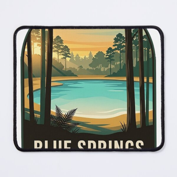 Item preview, Blue Springs State Park Alabama Sticker - Vintage WPA Spring Pool Badge designed and sold by DetourDgn.