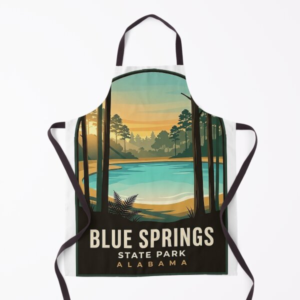 Item preview, Blue Springs State Park Alabama Sticker - Vintage WPA Spring Pool Badge designed and sold by DetourDgn.
