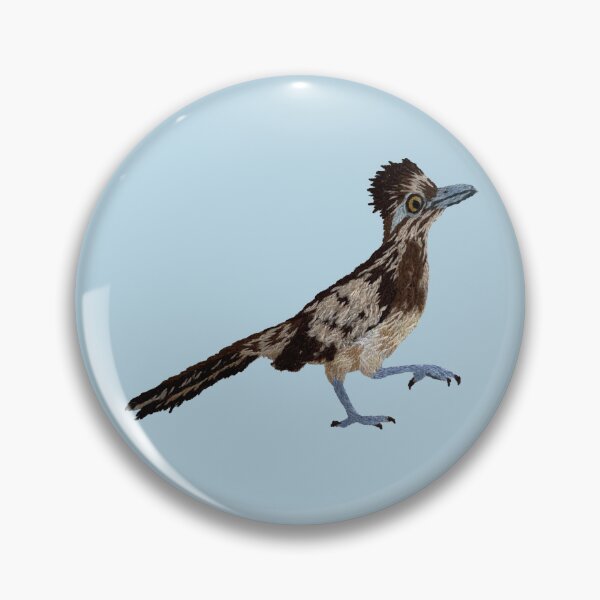 Artikelvorschau, Roadrunner – Originale handgestickte Wildtierkunst entworfen und verkauft von Alsa.handembroidery.