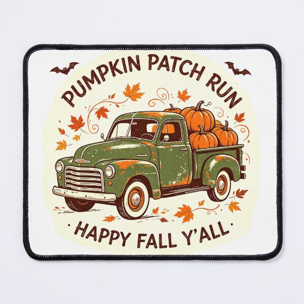 Item preview, Vintage Green Pickup Pumpkin Patch Run Happy Fall Y’all designed and sold by urmoments.