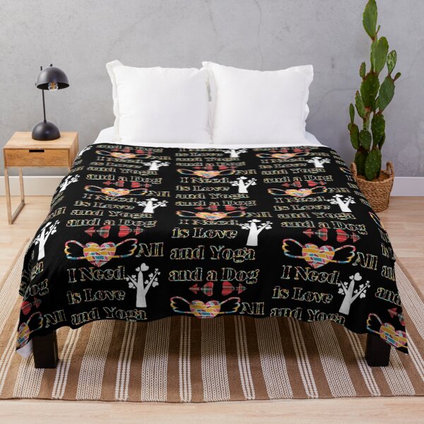 Item preview, All I Need Is Love And Yoga And A Dog designed and sold by lyric-olivares.