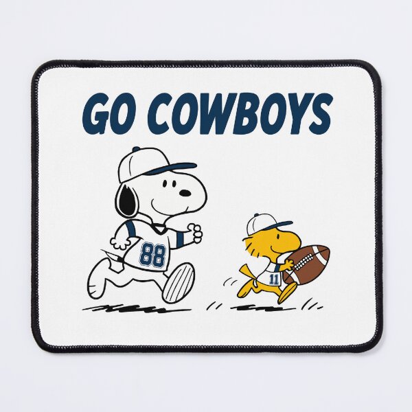 Item preview, Snoopy & Woodstock Dallas Cowboys Football Retro F655 designed and sold by GLUVY-THEME.