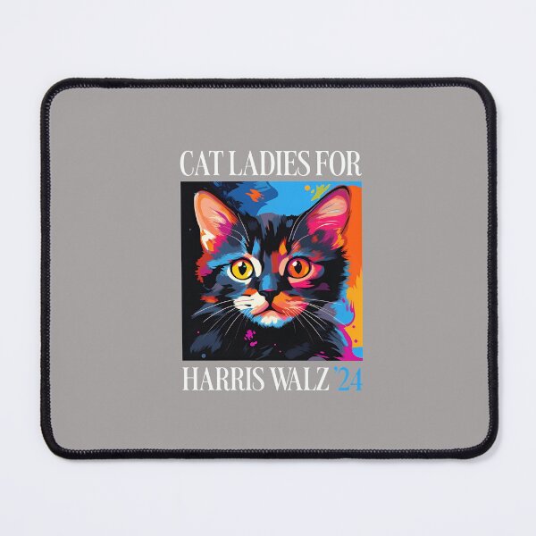 Item preview, Cat Ladies For Harris Walz '24 Political Tee-63 designed and sold by ChristinaMato.