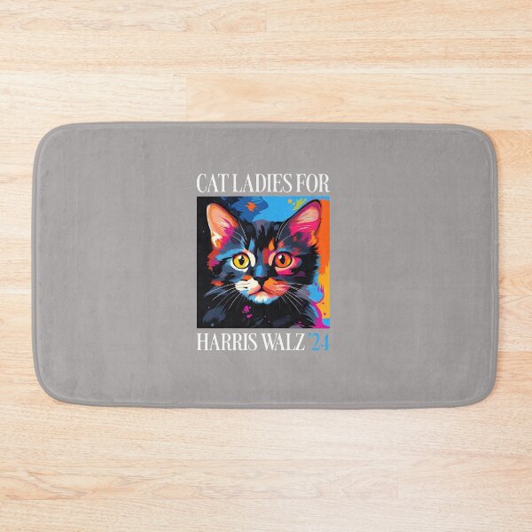Item preview, Cat Ladies For Harris Walz '24 Political Tee-63 designed and sold by ChristinaMato.