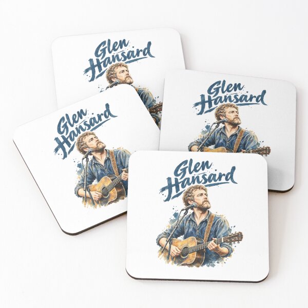 Item preview, Glen Hansard Live Guitar Portrait – Vintage Music Design designed and sold by JOHN44ART.