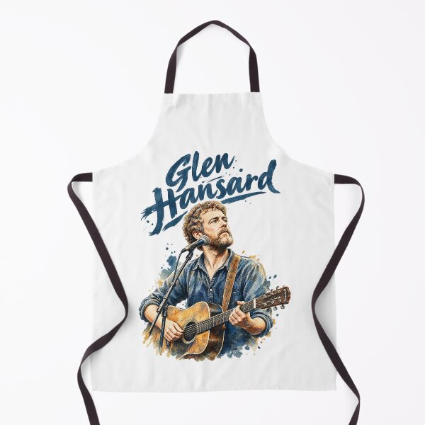 Item preview, Glen Hansard Live Guitar Portrait – Vintage Music Design designed and sold by JOHN44ART.