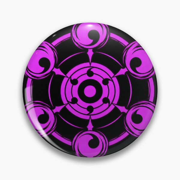 Item preview, Six Paths Sage Purple Rinnegan Naruto Symbol designed and sold by QubekShop.