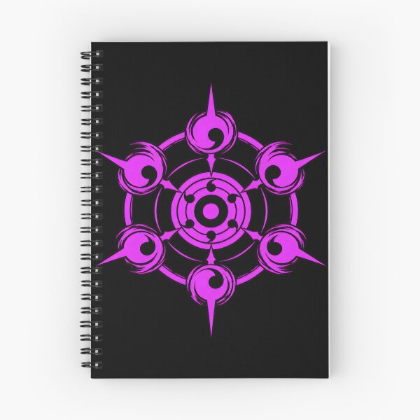 Item preview, Six Paths Sage Purple Rinnegan Naruto Symbol designed and sold by QubekShop.