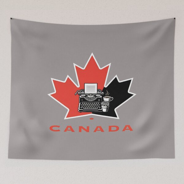 Item preview, Canada Hockey Maple Leaf Skater Graphic-28 designed and sold by AndreaSauer.