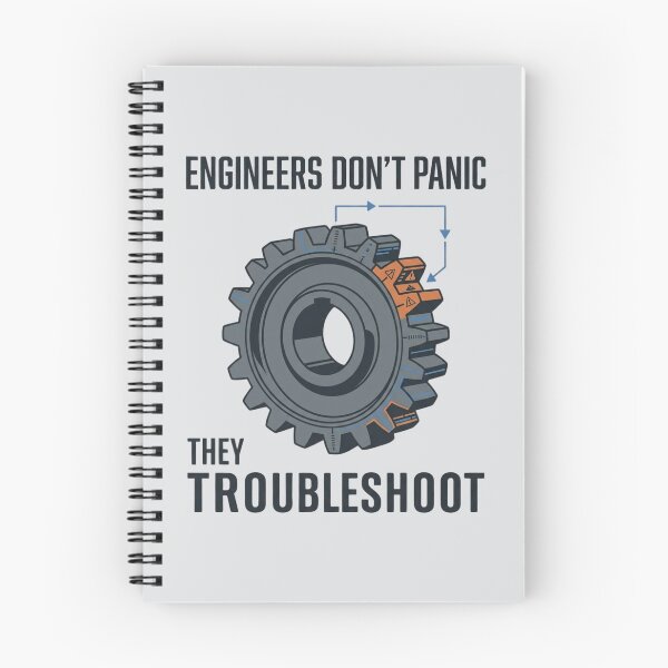 Item preview, Engineers Don't Panic They Troubleshoot designed and sold by Amr Darwish Graphic designer.