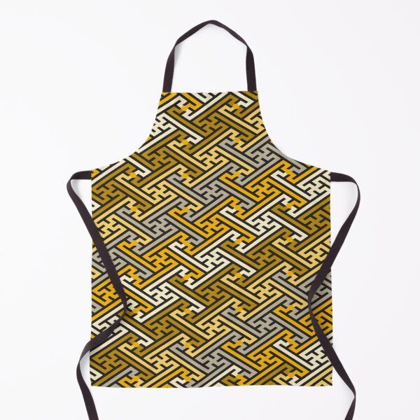 Item preview, Sayagata – Golden Japanese Geometric Pattern designed and sold by TexSta.