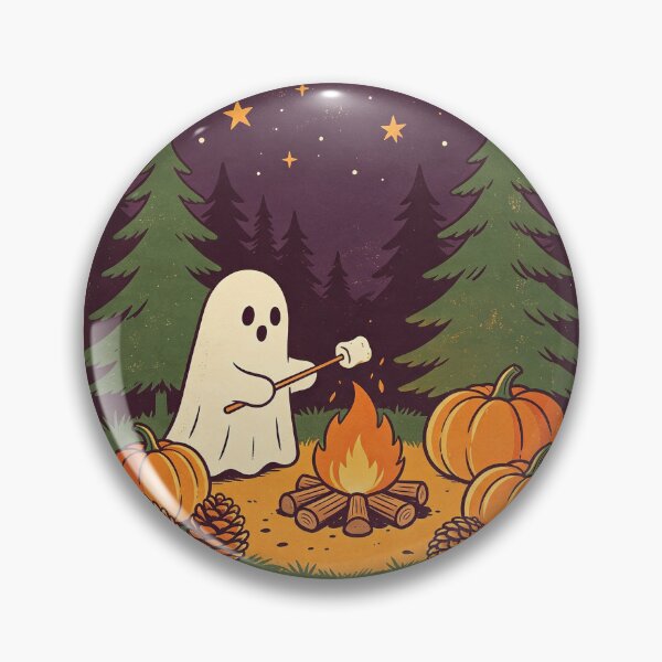 Item preview, Classic Fall Campfire Ghost Cozy Spooky designed and sold by urmoments.