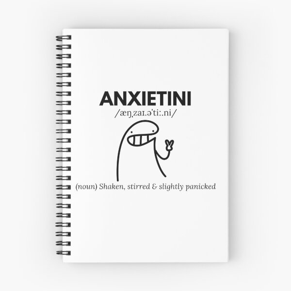 Item preview, Anxietini – Shaken, Stirred & Slightly Panicked | Funny Anxiety Humor designed and sold by Qwirtee.