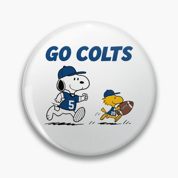Item preview, Snoopy & Woodstock Indianapolis Colts Football Retro F657 designed and sold by GLUVY-THEME.