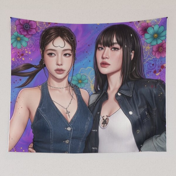 Item preview, MC MyChan Flower Child Thai GL Series Actress Lgbtq+ Comic Book Art Home Wall Decor Print Poster Pride TV Series Movie Music designed and sold by Mind Space.