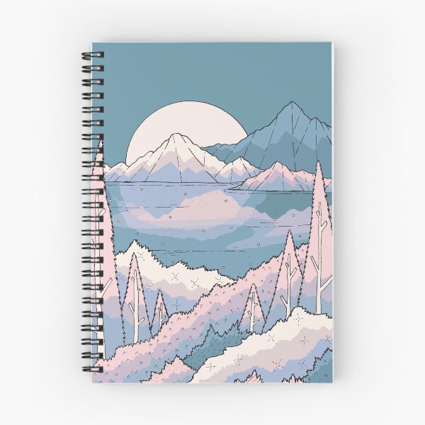Item preview, A cold morning lake designed and sold by Swadeillustrations.