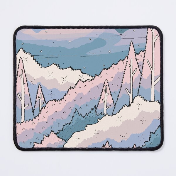 Item preview, A cold morning lake designed and sold by Swadeillustrations.