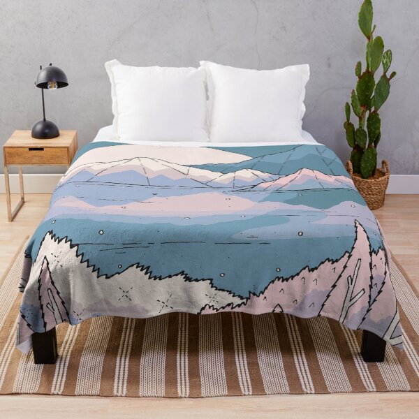 Item preview, A cold morning lake designed and sold by Swadeillustrations.