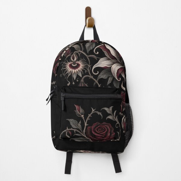 Item preview, Crimson Nightbloom Gothic Botanical Dark Romance Art designed and sold by MCV-Designs.