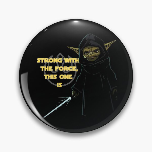 Item preview, Strong With The Force This One Is Dark Hooded Jedi Master Star Wars Inspired Fan Art Graphic Tee designed and sold by DimensionShift.