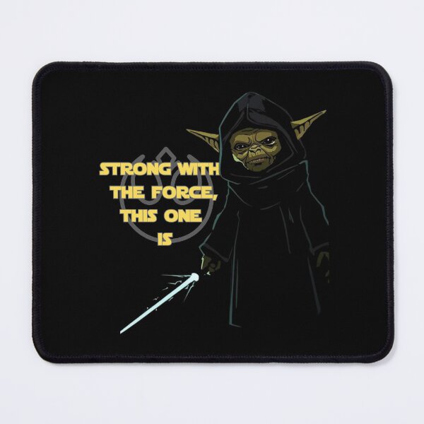 Item preview, Strong With The Force This One Is Dark Hooded Jedi Master Star Wars Inspired Fan Art Graphic Tee designed and sold by DimensionShift.