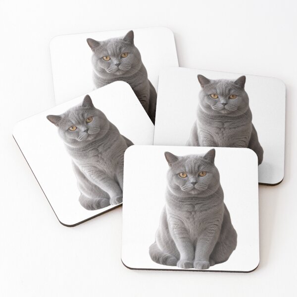 Item preview, This is a beautiful picture of grey cat designed and sold by GoodPlaceToShop.