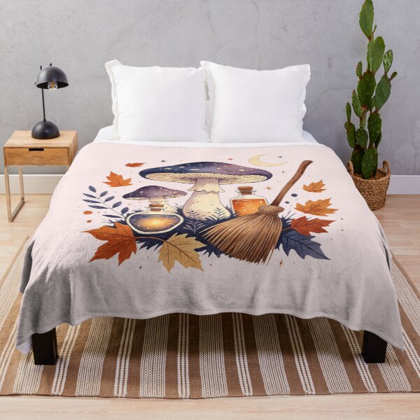 Item preview, Retro Witchy Mushroom Forest Spooky Autumn designed and sold by urmoments.