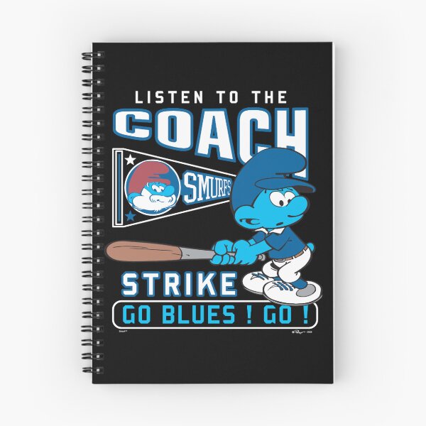 Item preview, The Smurfs Listen To The Coach Go Blues! Go! Chest Logo Essential  designed and sold by circliqueart.
