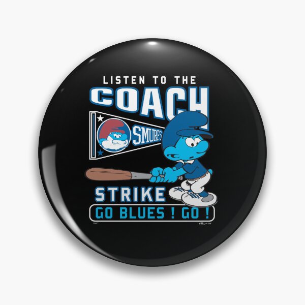 Item preview, The Smurfs Listen To The Coach Go Blues! Go! Chest Logo Essential  designed and sold by circliqueart.