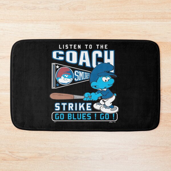 Item preview, The Smurfs Listen To The Coach Go Blues! Go! Chest Logo Essential  designed and sold by circliqueart.