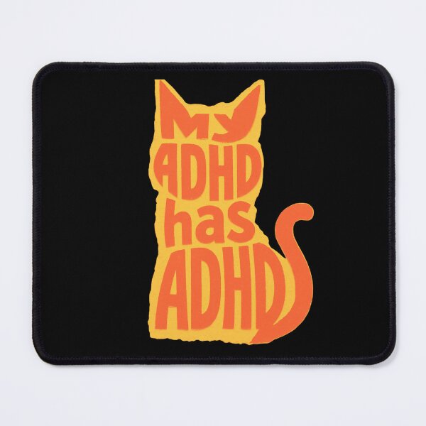 Item preview, Copy of My ADHD has ADHD Funny ADHD Cat designed and sold by T-version.
